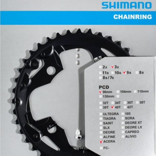 SHIMANO FC-M3000 40/4 96BCD 3X9 lančanik pogona