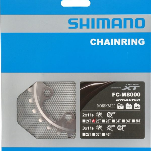 SHIMANO FC-M8000 26/4 11SP lančanik pogona