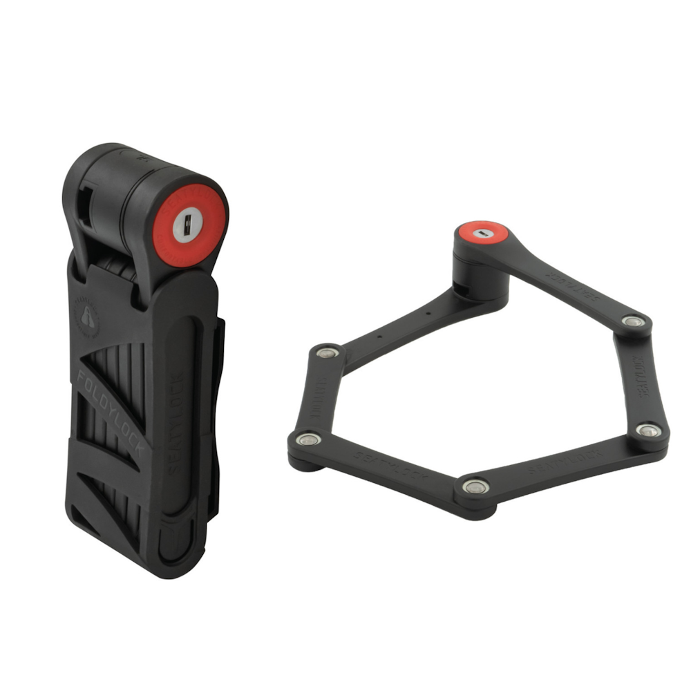 VOXOM Seatylock foldylock 75cm sklopivi lokot - crno crveni-Ciklo-Centar-Zagreb