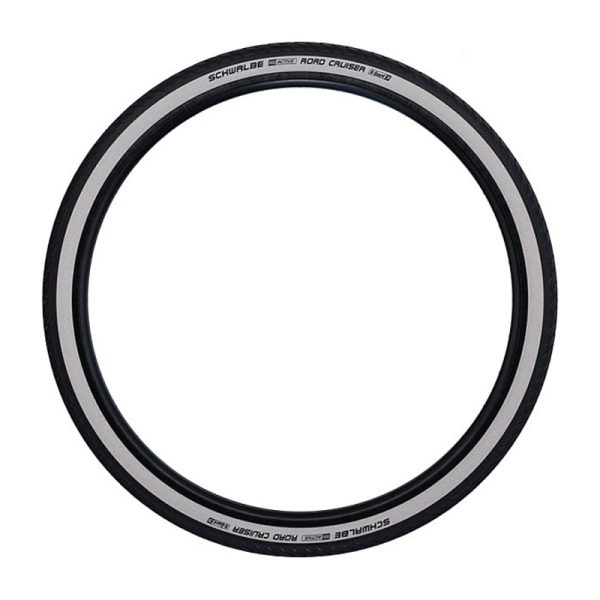 SCHWALBE Road Cruiser 27X1 1/4″ HS484 vanjska guma - bijelo crna