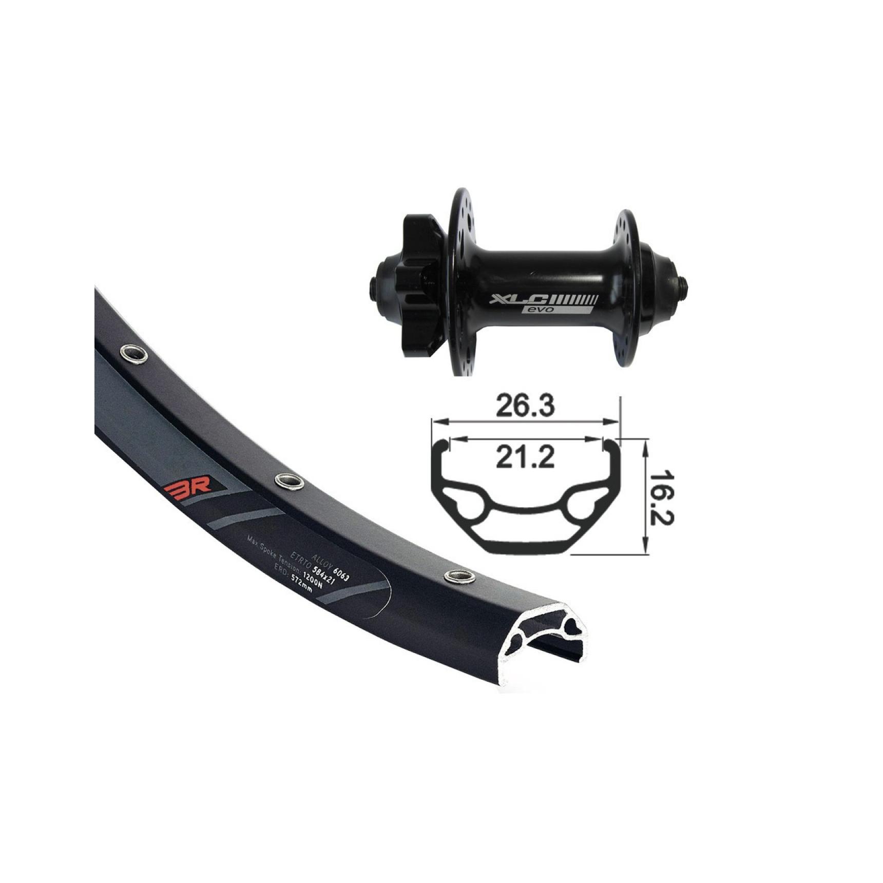RODI BROCK D XLC QR 32 27.5x prednji kotač - crni