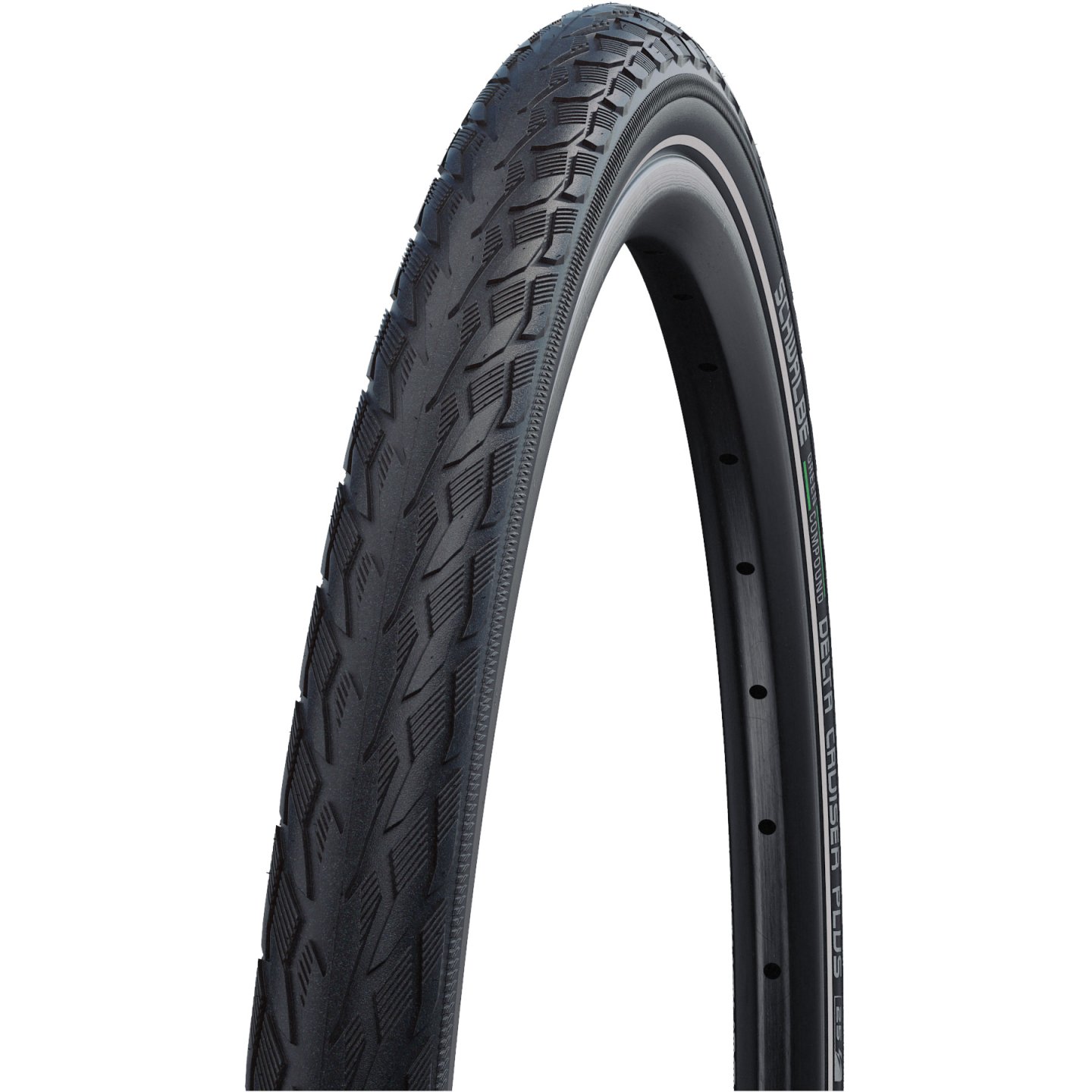 SCHWALBE Delta Cruiser Plus 26x1 3/8 - E-25 - Reflex vanjska guma - crna