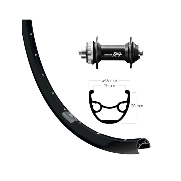 RYDE Ryde Rival 19 29'' 32H Tubeless Ready - prednji kotač - Ciklo-Centar-Zagreb