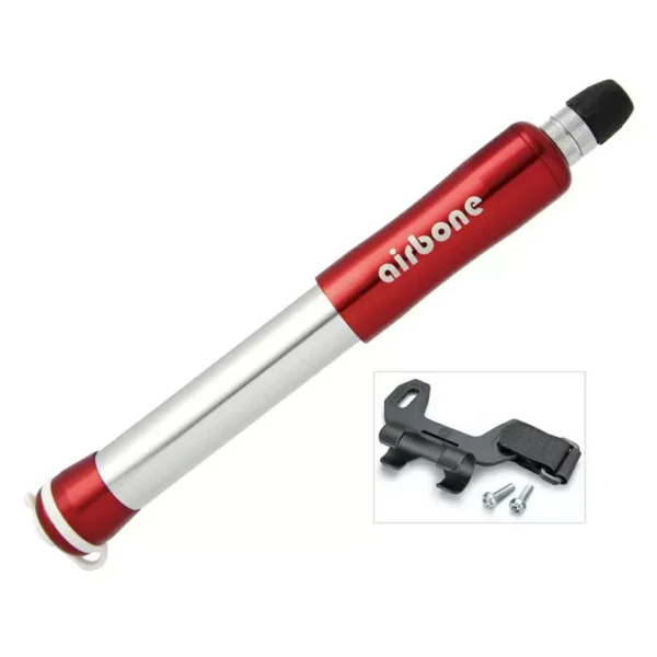 AIRBORNE ZT-509 Mouse Tail mini pumpa - crveno srebrna-Ciklo-Centar-Zagreb