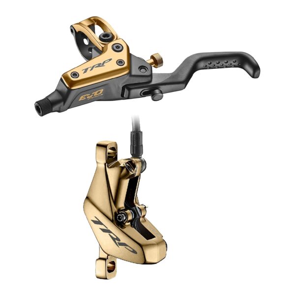 TRP EVO Pro Hydraulic Disc Brake | 4-Piston | stražnja kočnica - zlatna-Ciklo-Centar-Zagreb