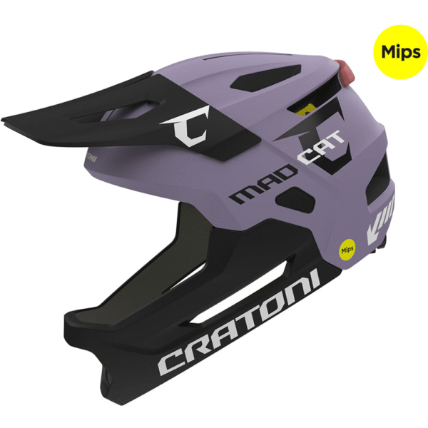 CRATONI MadCat MIPS - Youth Fullface kaciga 49 - 56 cm - crno ljubičasta-Ciklo-Centar-Zagreb