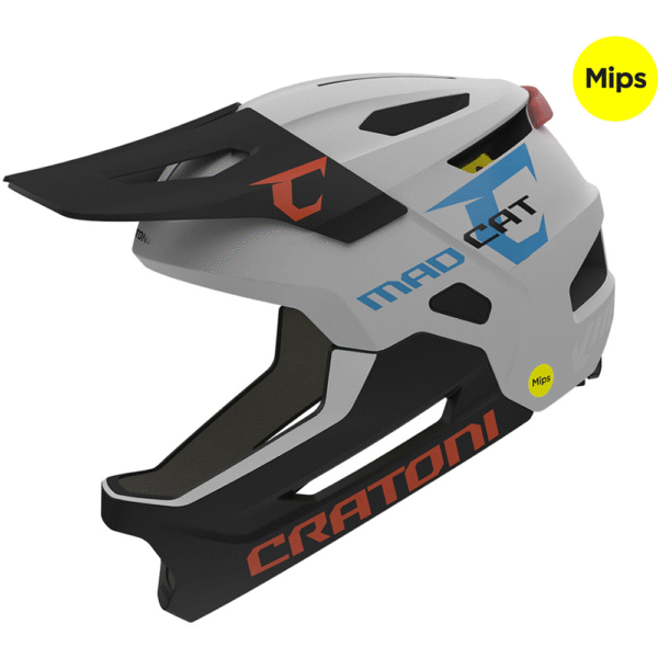 CRATONI MadCat MIPS - Youth Fullface kaciga 49 | 56 cm - crno siva-Ciklo-Centar-Zagreb