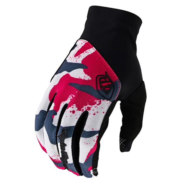TROY LEE DESIGN Flowline Mono rukavice - crno crveno bijelo sive-Ciklo-Centar-Zagreb