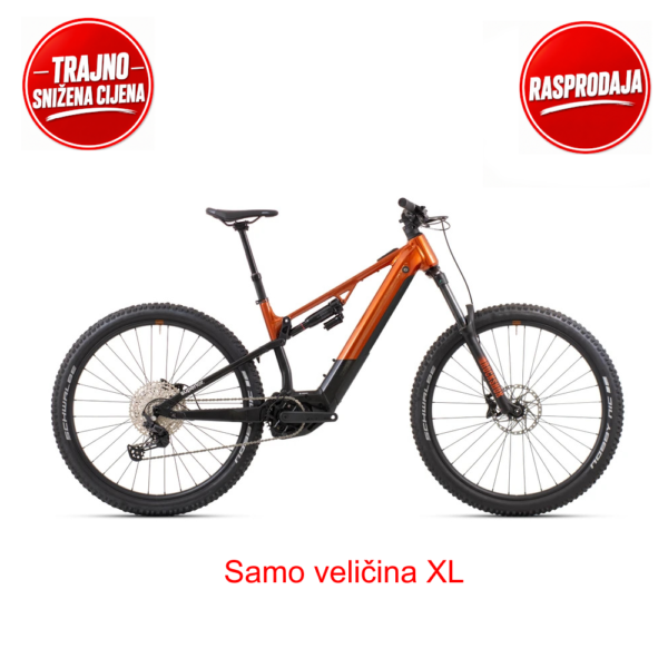SUPERIOR eXF 9019 B električni bicikl - narančasto crni