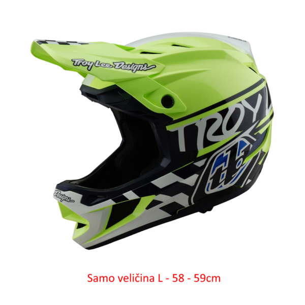 TROY LEE DESIGN Fifty 50 D4 MIPS kaciga - žuta